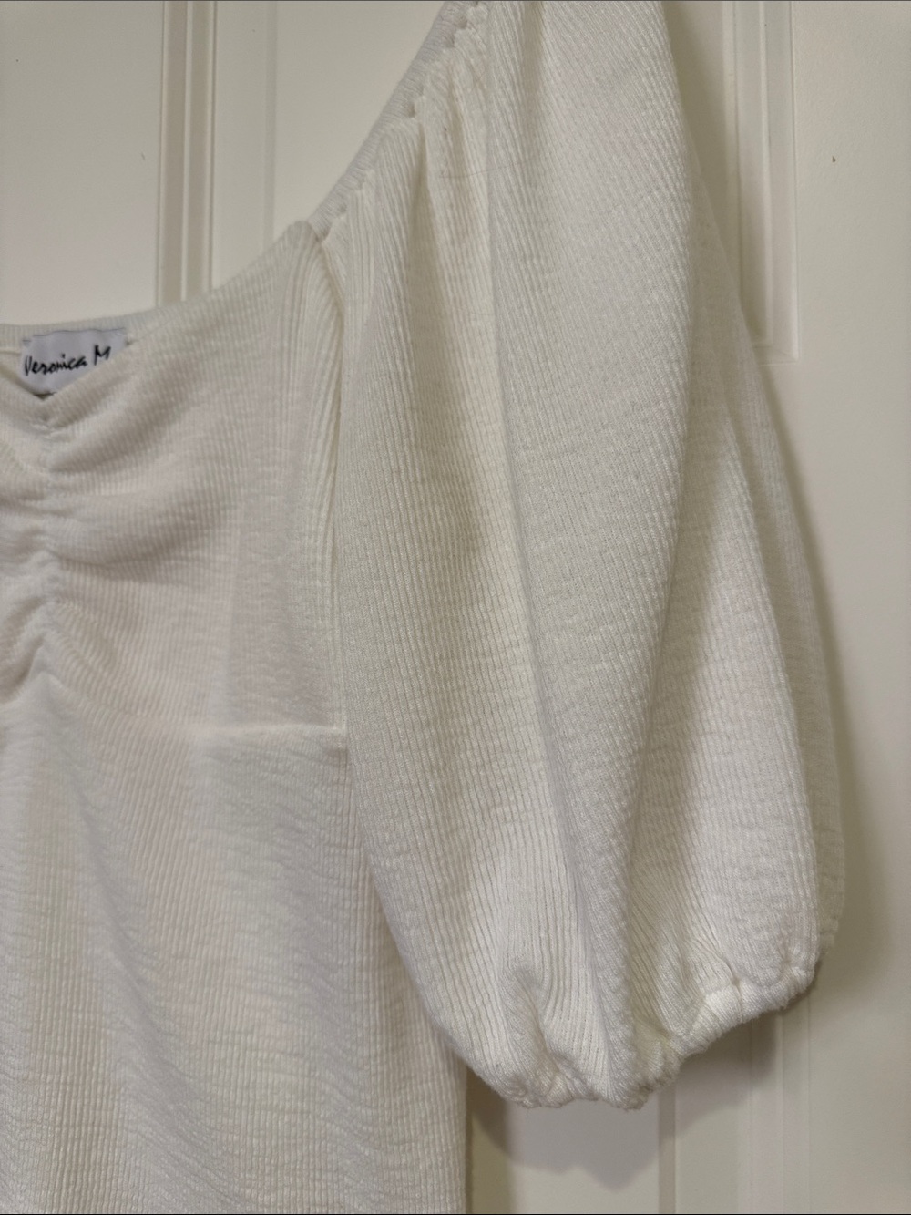 Veronica M Terry Cloth Ribbed Top - Picture 3 of 4